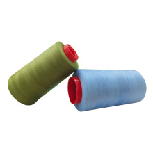 pp28/2 sewing thread polyester core spun yarn customized brand logo